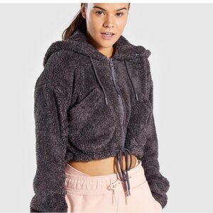 Gymshark Cosy Zip Hoodie Black Size Small